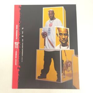 DMX The Great Depression Bloodline Records Vintage Print Ad 2002 Maxim Hip Hop
